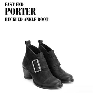 John Fluevog East End Porter Buckle Boot 9.5 EUC